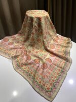 Etro desen eşarp soft yeşili