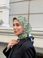 Olive çift taraflı tivil esarp