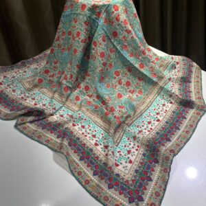 Etnik Desen Eşarp (Su Mavisi)
