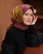 Hürrem Desen Eşarp Mor