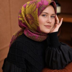 Hürrem Desen Eşarp (Mürdüm)