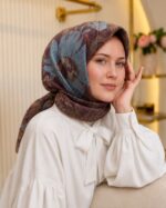 Hürrem Desen Eşarp Kahve