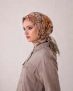 sanda desen eşarp canlı renkler 2