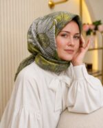 Hürrem Desen Eşarp Yesil