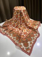 Etro desen eşarp kahve