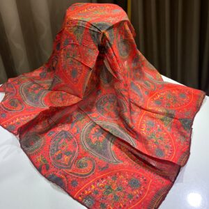 Etro Desen Eşarp (Kırmızı)
