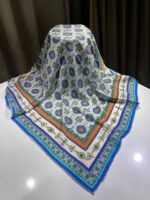 Etro desen eşarp mavi