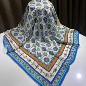 Etnik Desen Eşarp (Mavi)