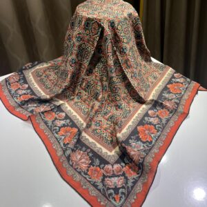 Etnik Desen Eşarp (Siyah)