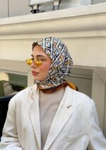 Olive çift taraflı tivil esarp 3