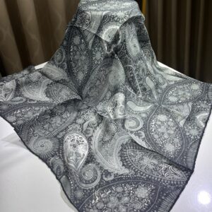 Etro Desen Eşarp (Siyah)