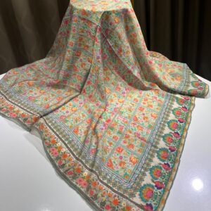 Etnik Desen Eşarp (Yeşil)